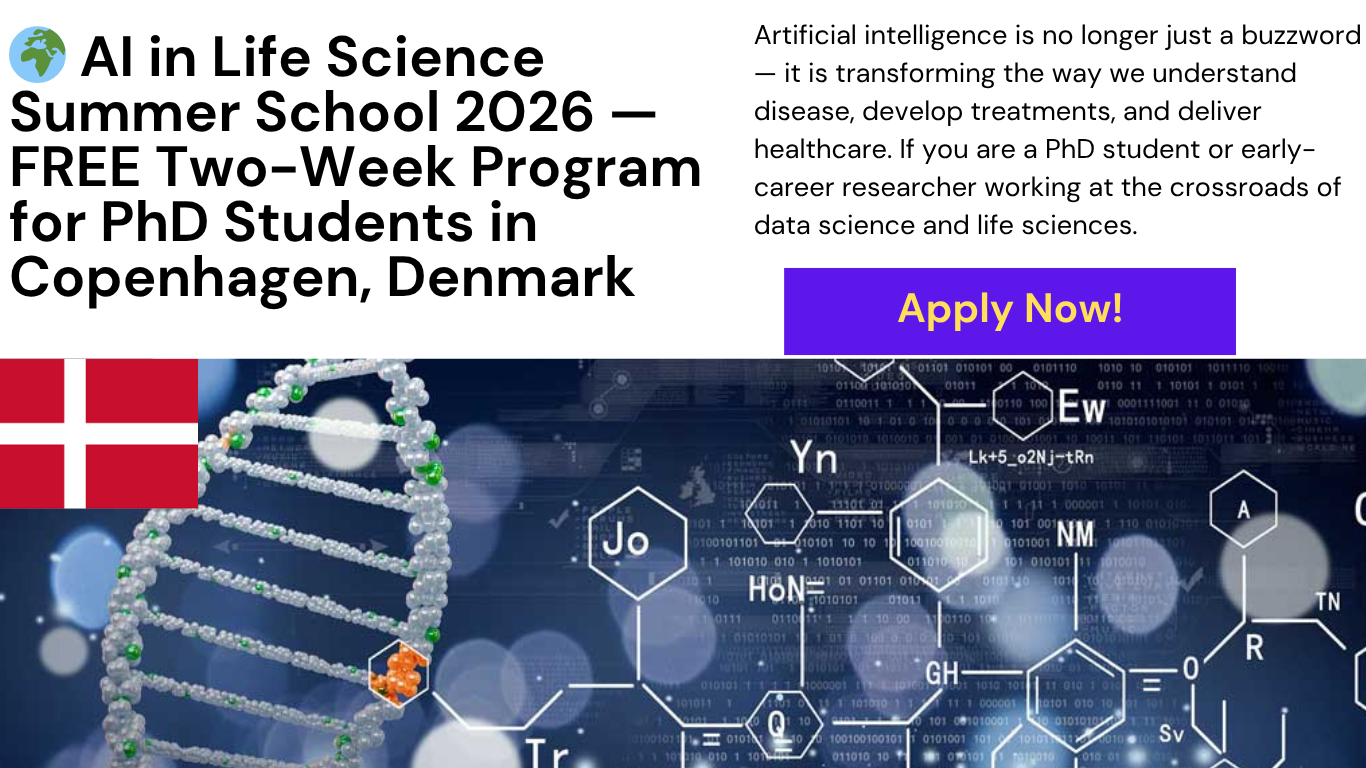 AI in Life Science Summer School 2026 Copenhagen