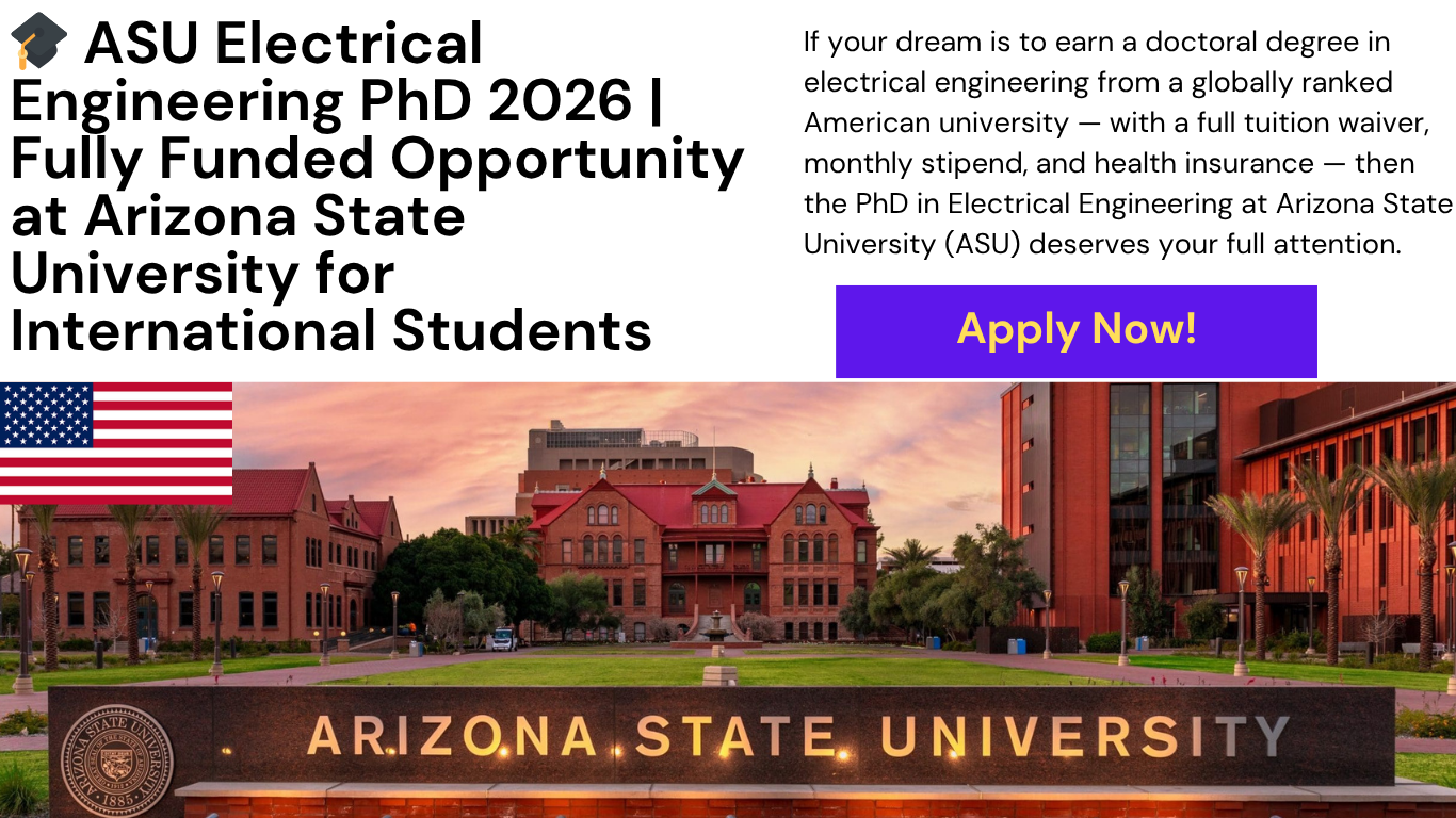 ASU Electrical Engineering PhD 2026