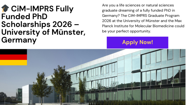 CiM-IMPRS PhD Scholarships 2026 Germany