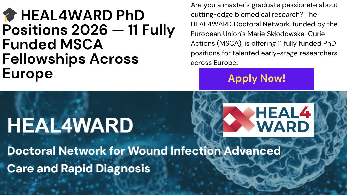 HEAL4WARD PhD Positions 2026