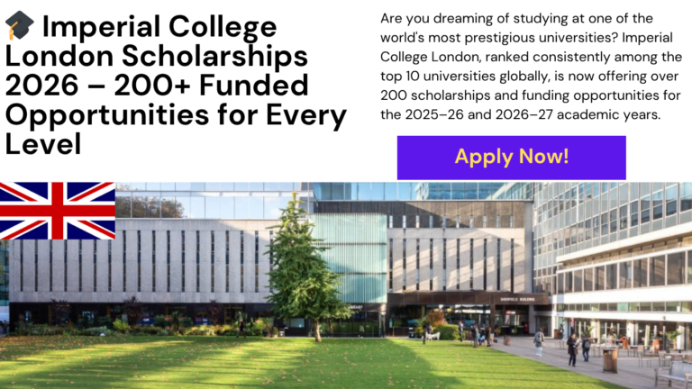 Imperial College London Scholarships 2026