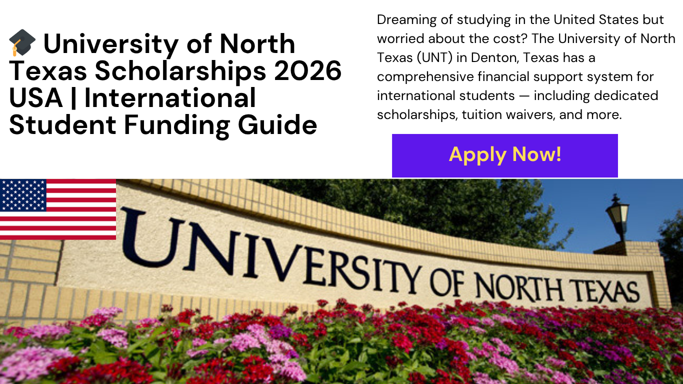 University of North Texas scholarships for international students 2026