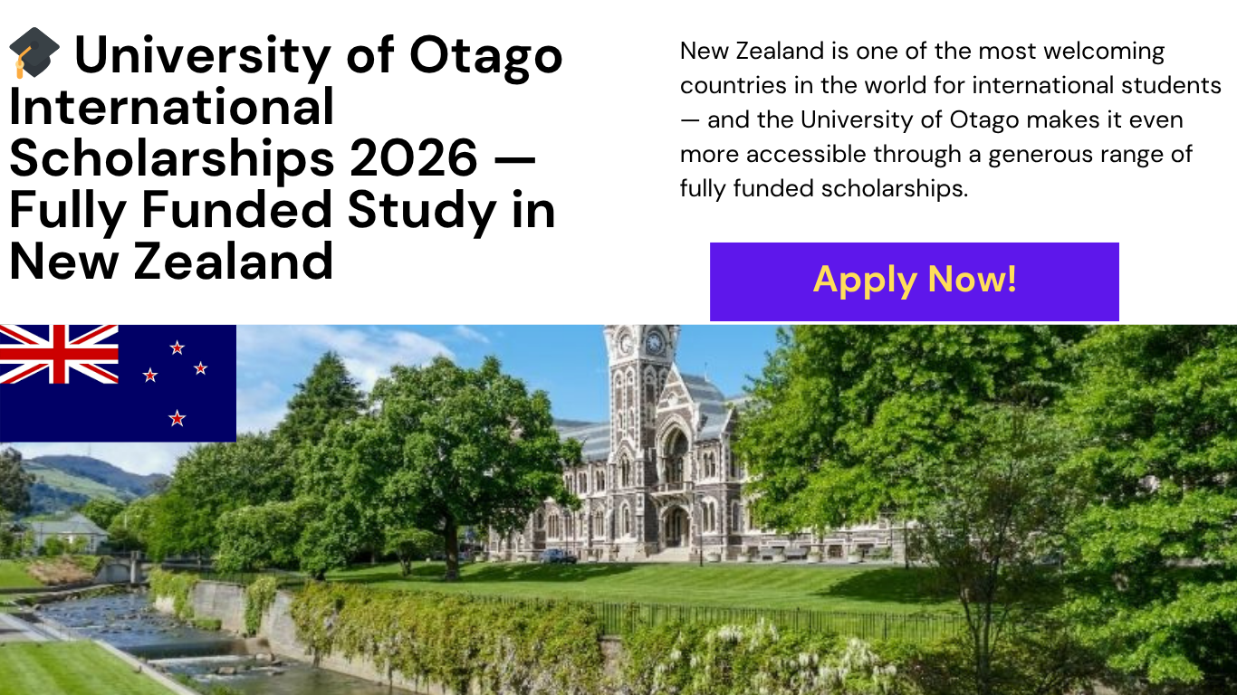 University of Otago International Scholarships 2026