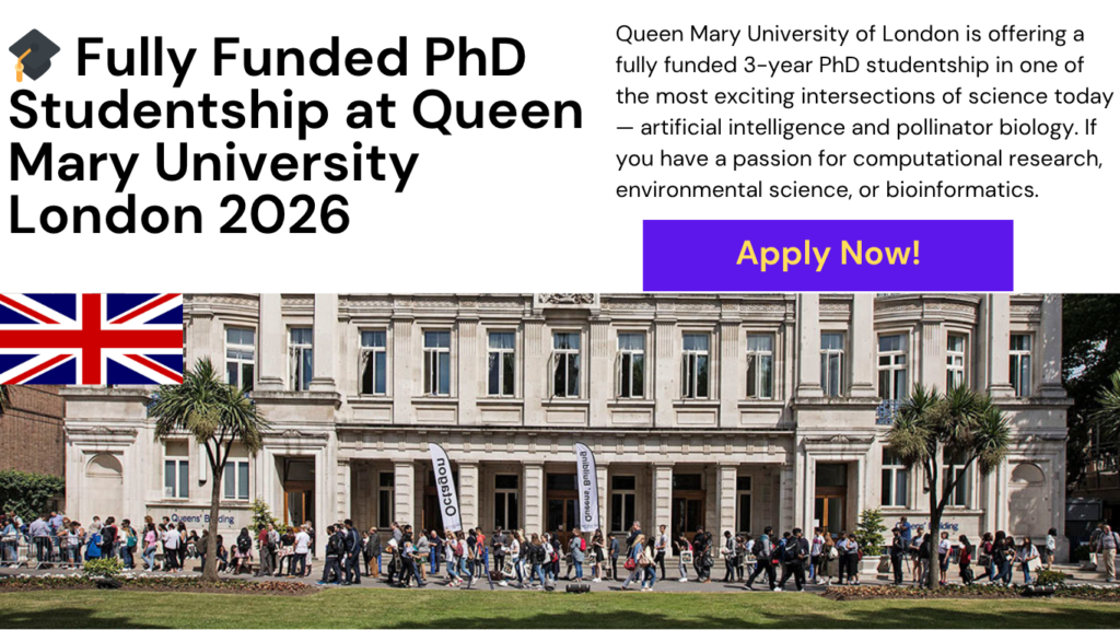 Queen Mary University PhD studentship 2026