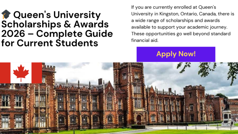 Queen's University Scholarships and Awards 2026