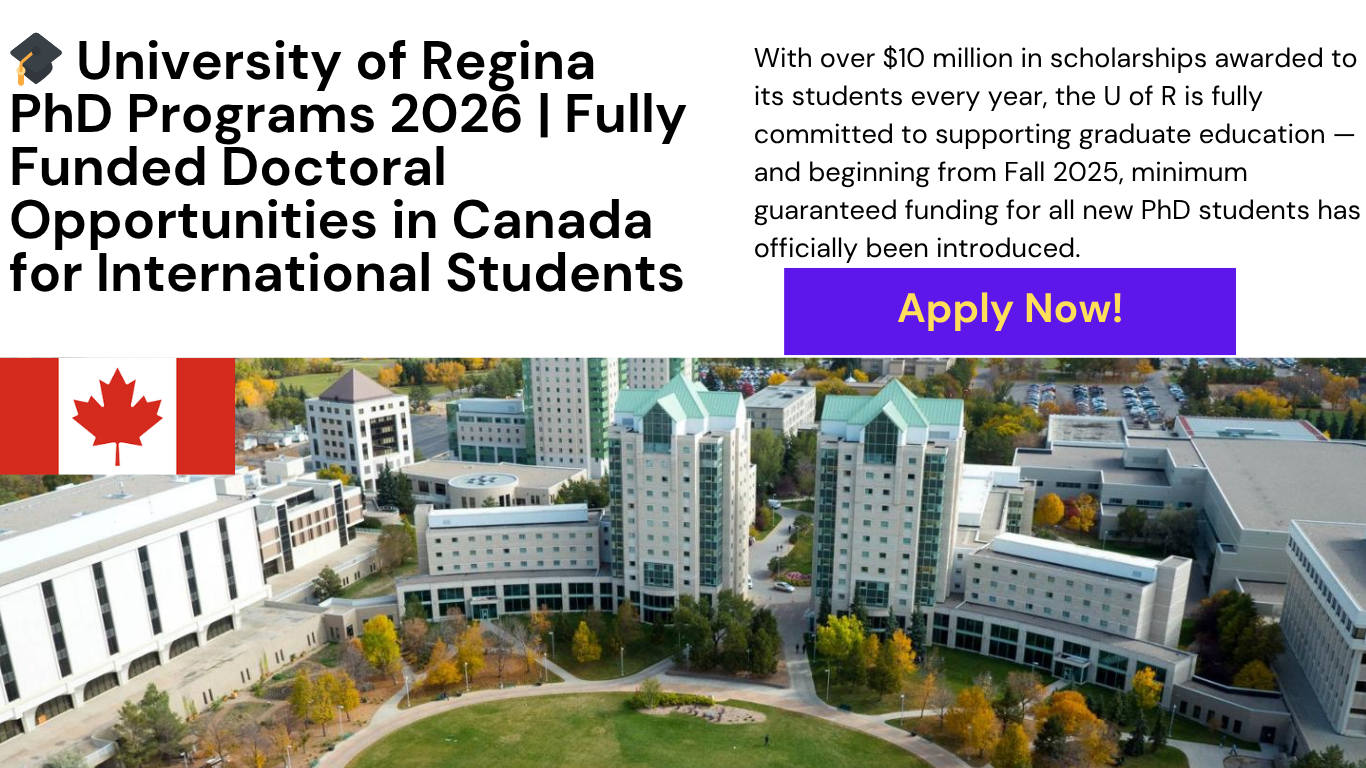 University of Regina PhD Programs 2026