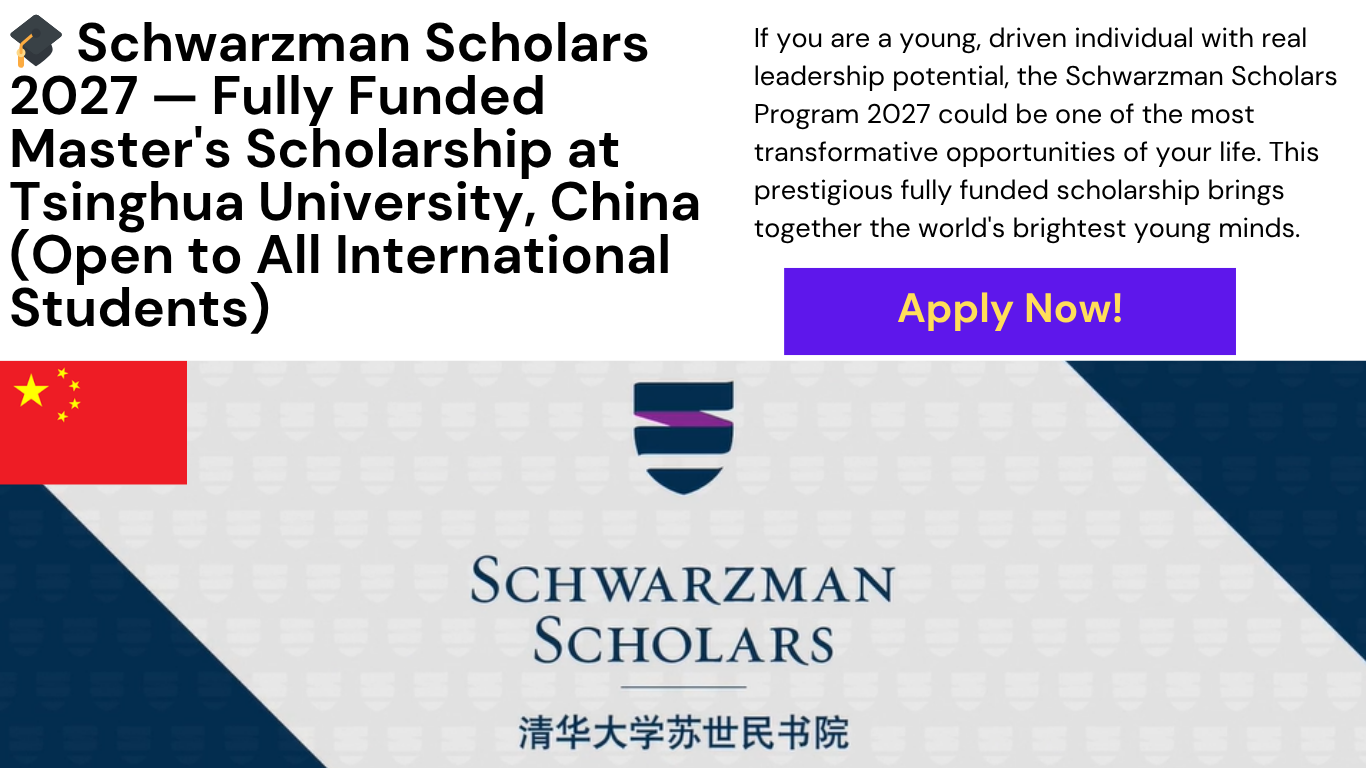 Schwarzman Scholars 2027