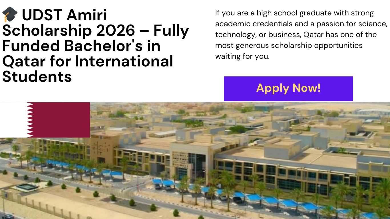 UDST Amiri Scholarship 2026 Qatar