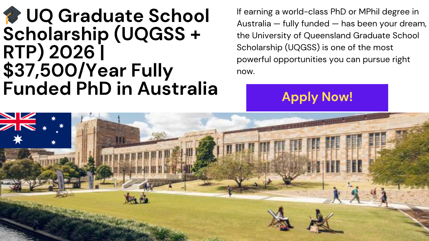 University of Queensland Graduate School Scholarship 2026