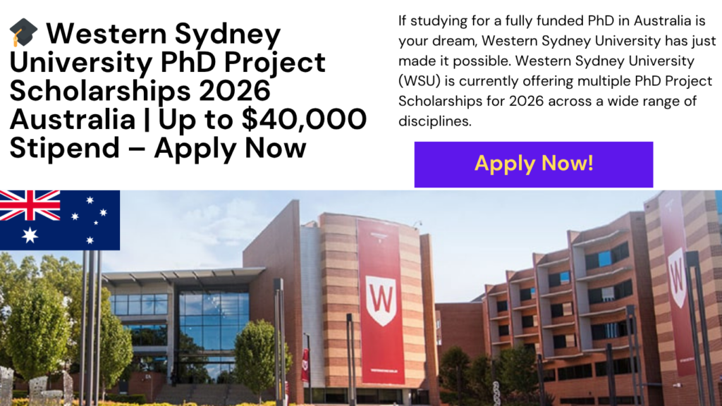 Western Sydney University Scholarships