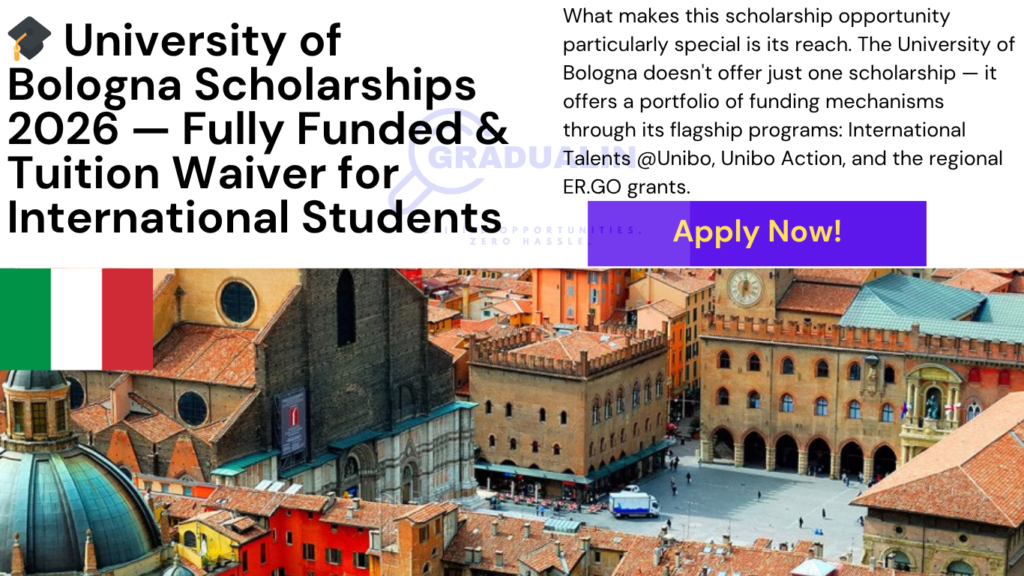 University of Bologna scholarships 2026