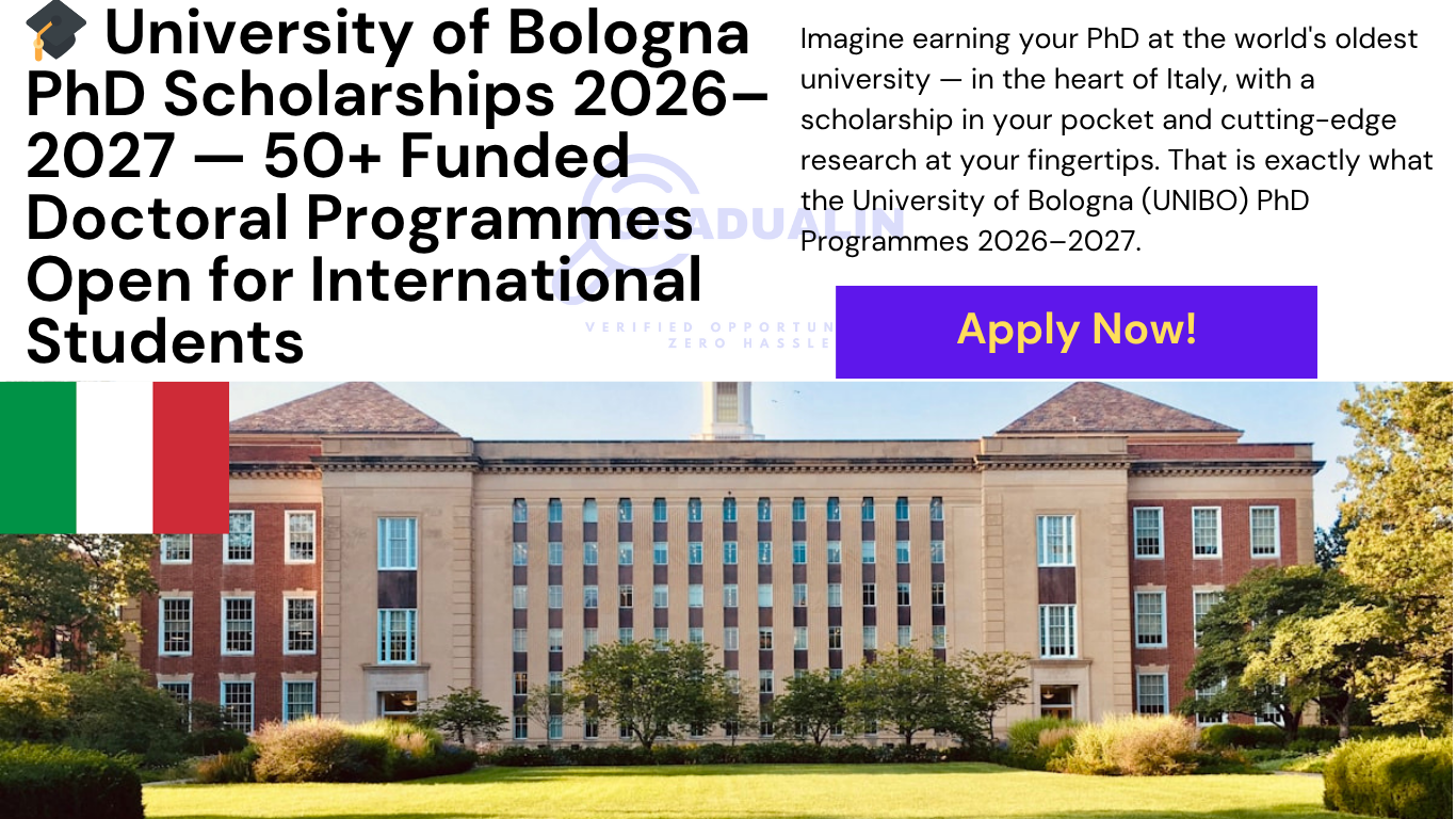 University of Bologna PhD 2026