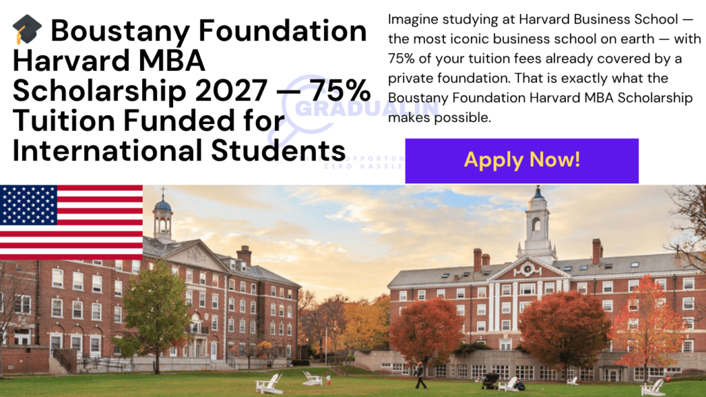 Boustany Foundation Harvard MBA Scholarship 2027