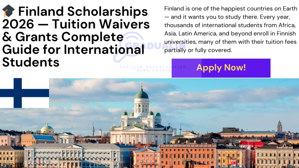 Finland scholarships for international students 2026