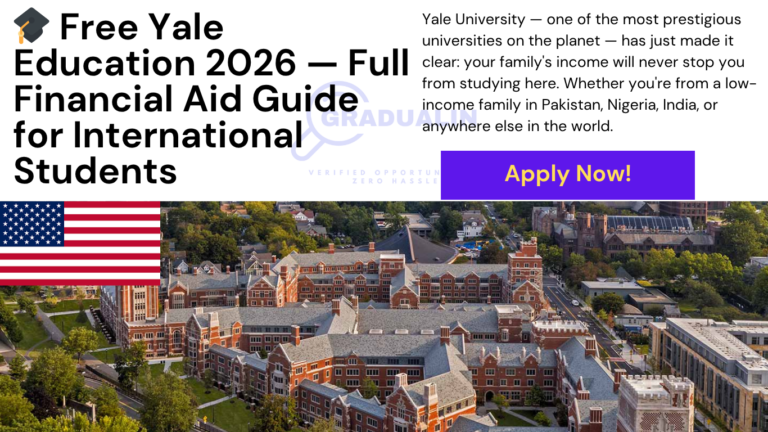 Yale University financial aid for international students