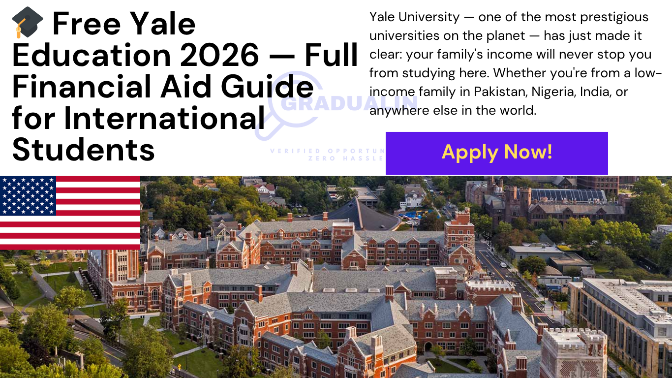 Yale University financial aid for international students