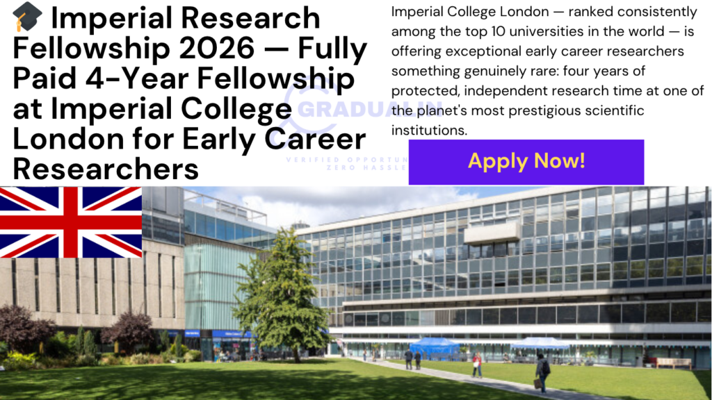 Imperial Research Fellowship 2026