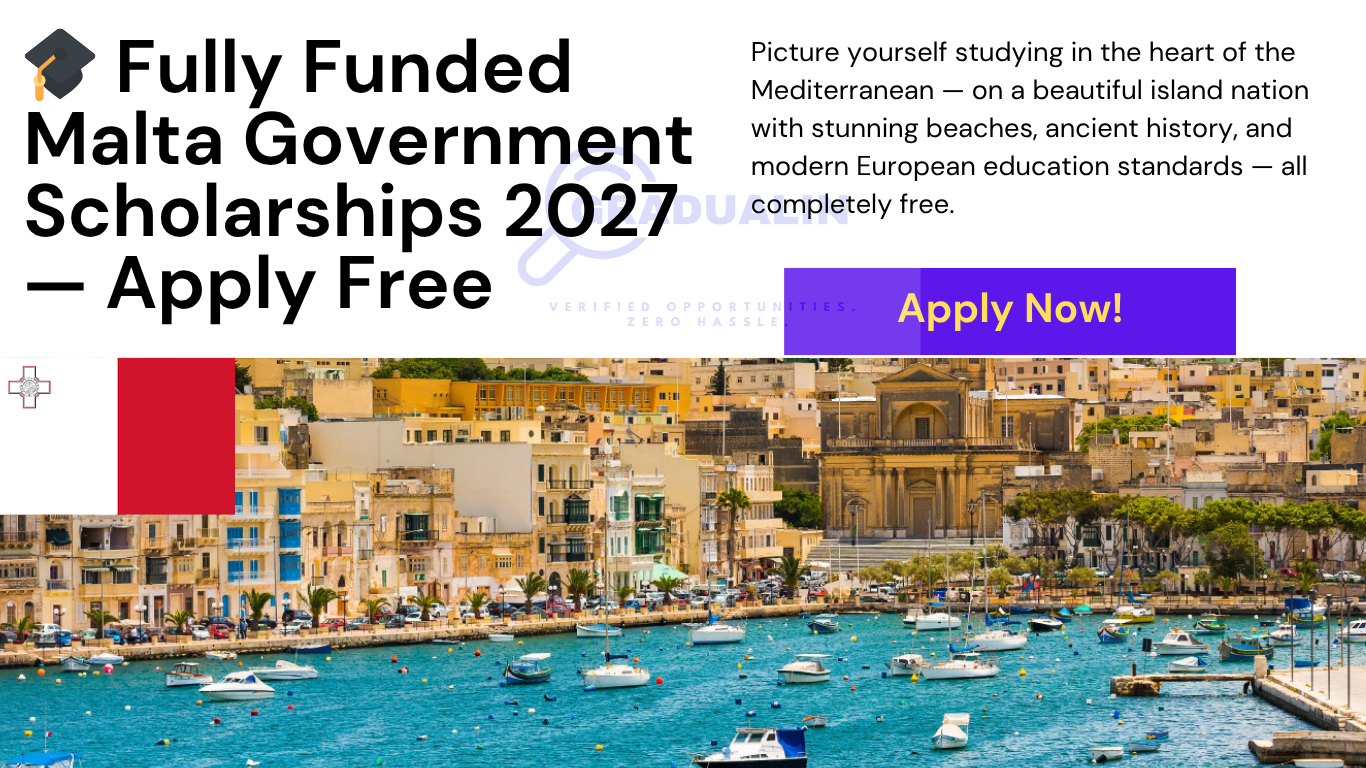 Malta Government Scholarship 2027
