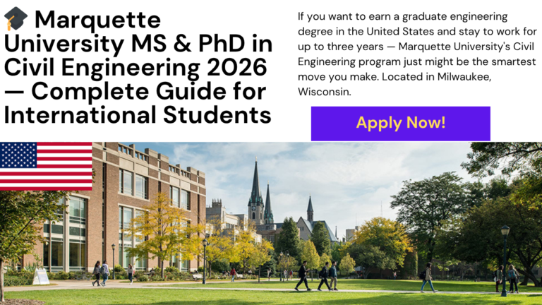 Marquette University Civil Engineering graduate program
