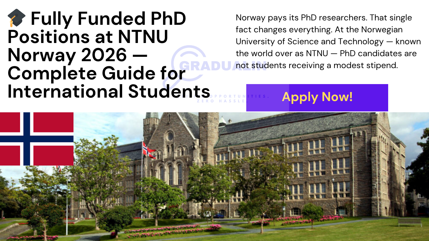 NTNU PhD positions 2026 international students