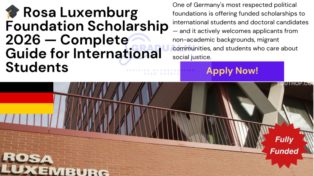 Rosa Luxemburg Foundation scholarship 2026