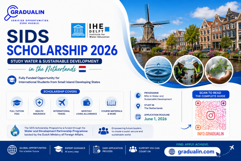 IHE Delft SIDS Scholarship 2026