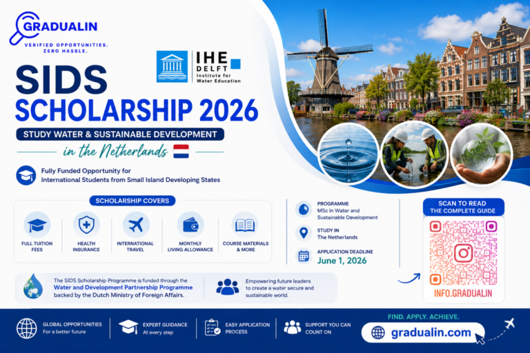 IHE Delft SIDS Scholarship 2026