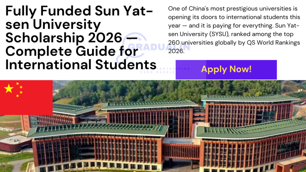 Sun Yat-sen University Scholarship 2026