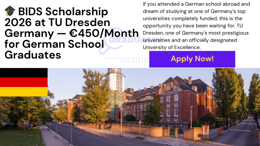 BIDS Scholarship TU Dresden 2026