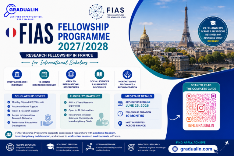 FIAS Fellowship Programme France 2027
