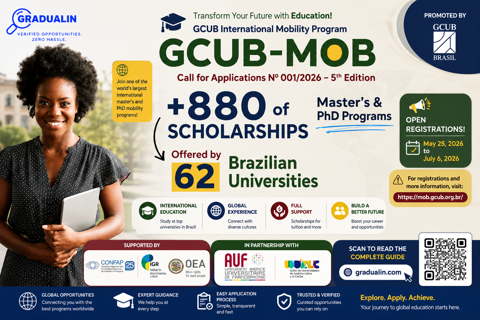 GCUB-Mob Scholarship 2026