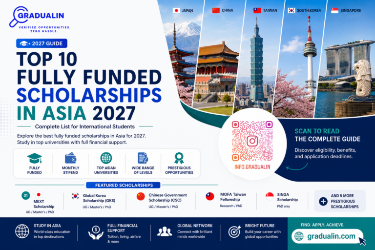 Fully Funded Scholarships in Asia 2027