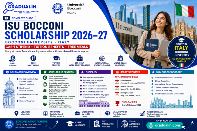 ISU Bocconi Scholarship 2026