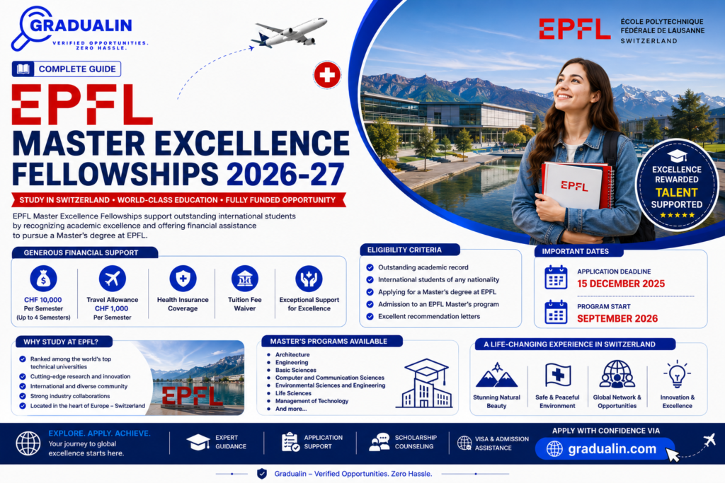 EPFL Master Excellence Fellowship