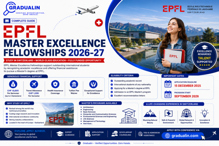 EPFL Master Excellence Fellowship
