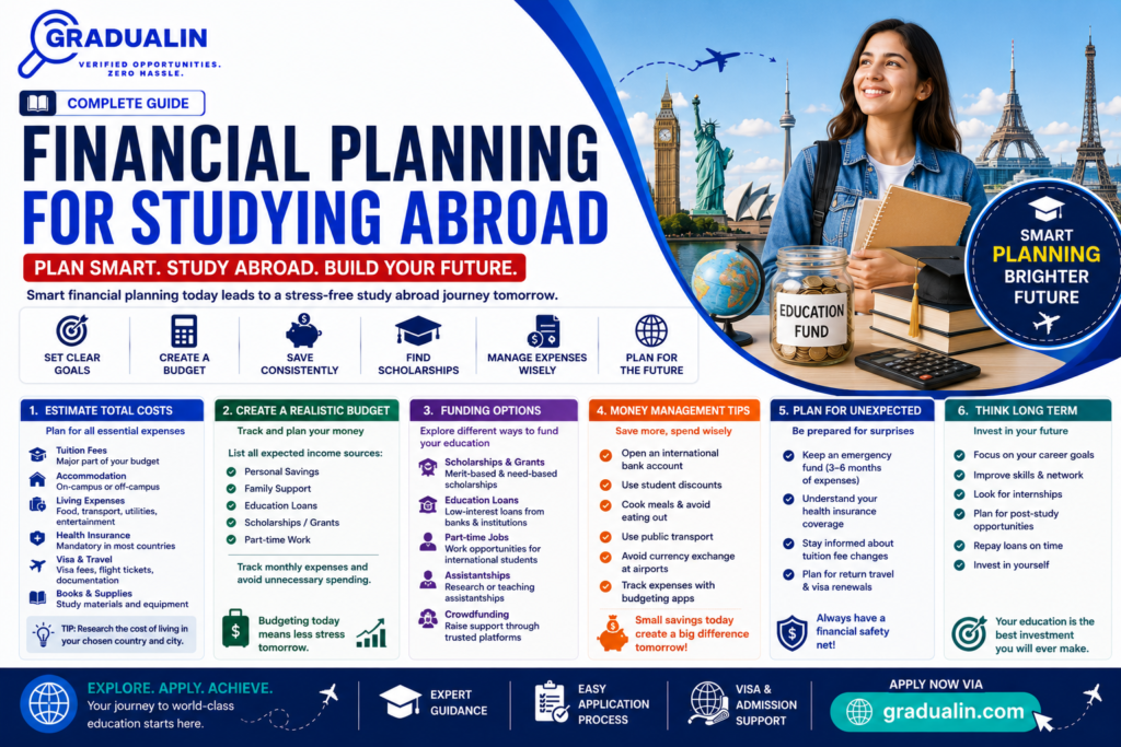 financial planning for studying abroad