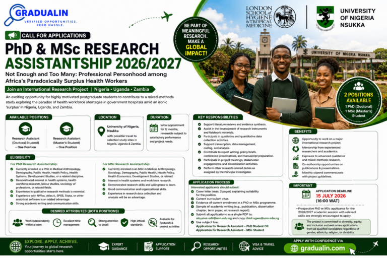 LSHTM UNN Scholarship 2026