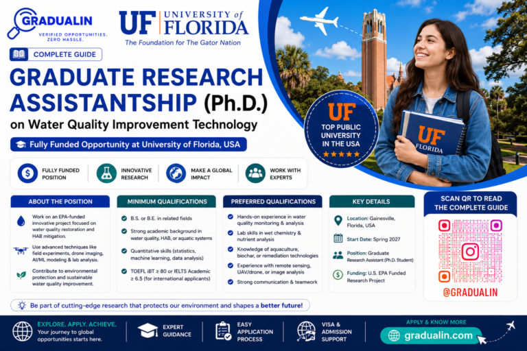 University of Florida PhD Research Assistantship 2027