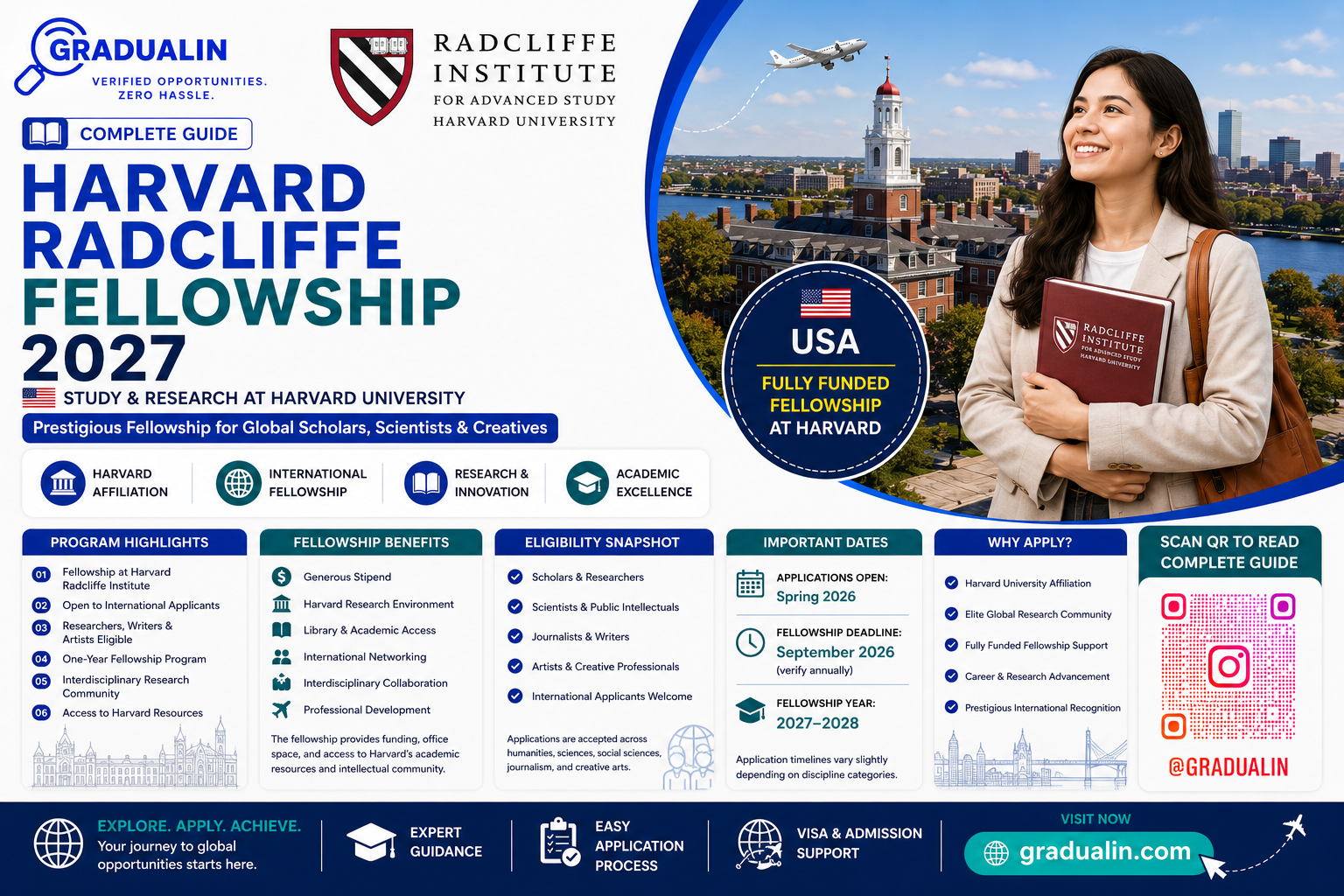 Harvard Radcliffe Fellowship 2027