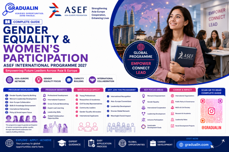 ASEF gender equality training 2026