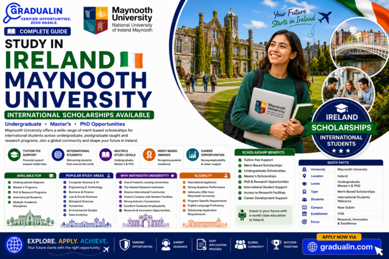 Maynooth University International Scholarship 2026