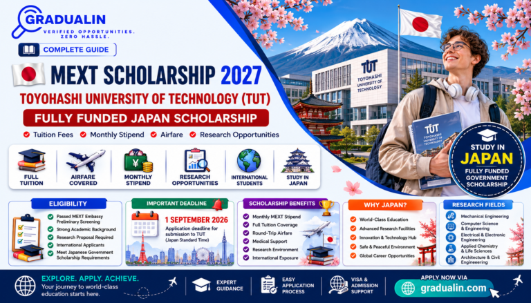 MEXT Scholarship 2027 Research Students