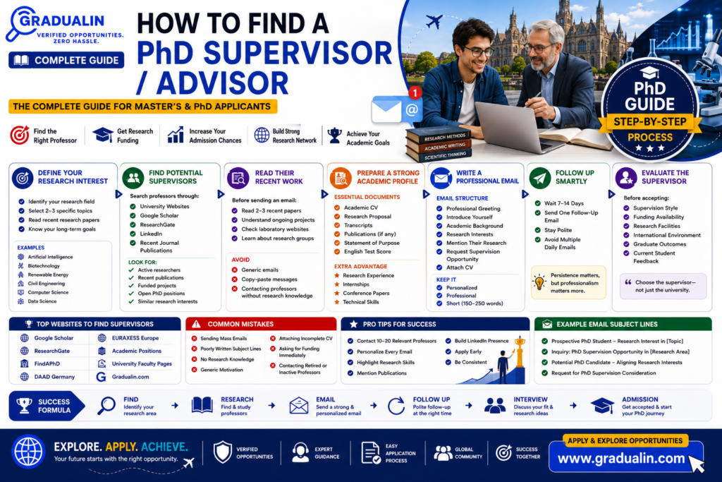 how to find a PhD supervisor