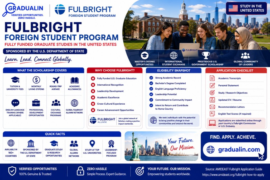 Fulbright Foreign Student Program 2027 MENA