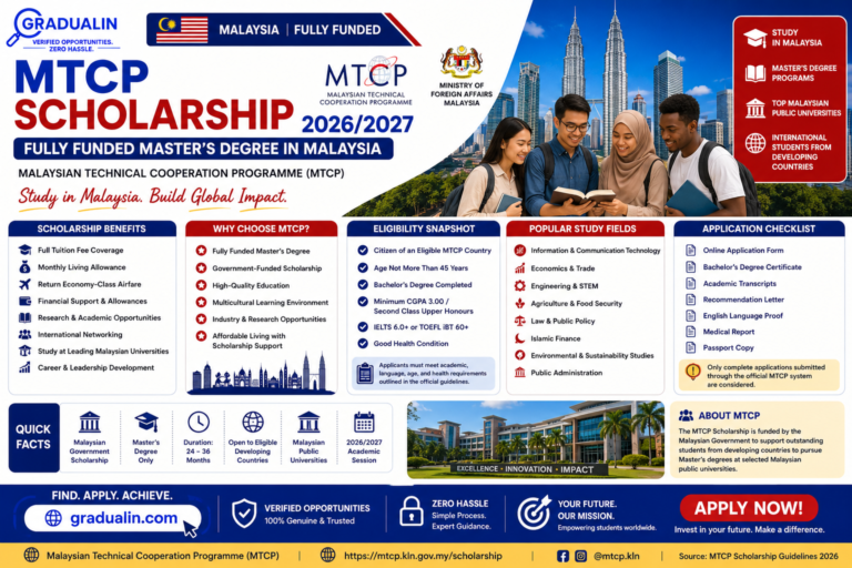 MTCP Scholarship 2026 Malaysia
