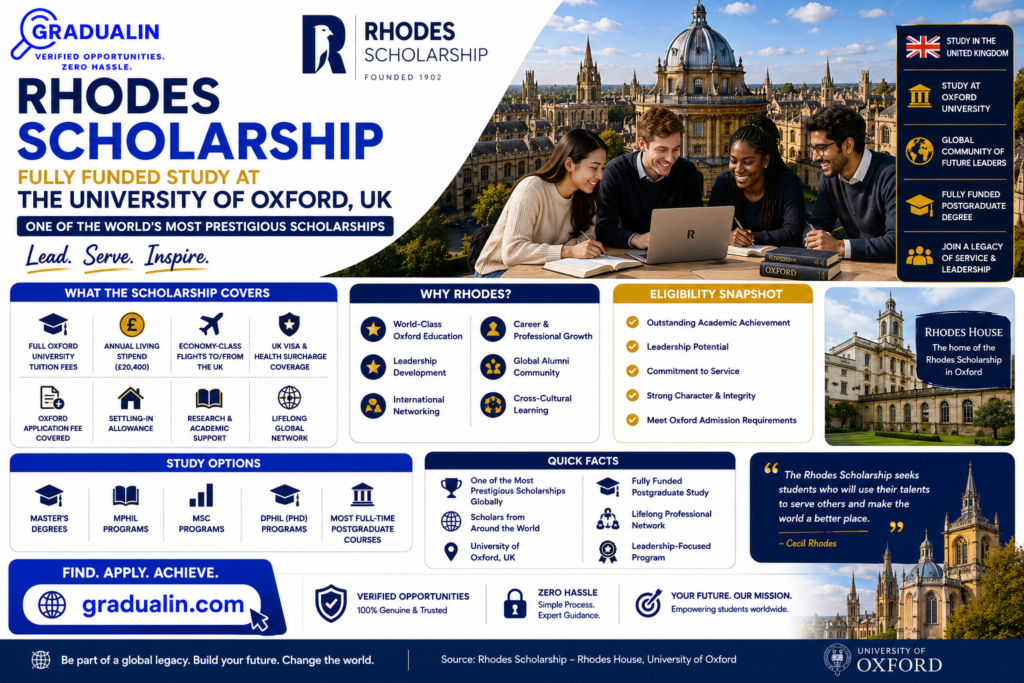 Rhodes Scholarship 2027 international students