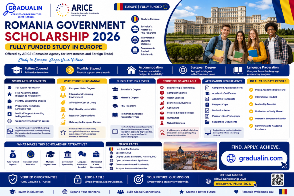 Romania ARICE Scholarship 2026