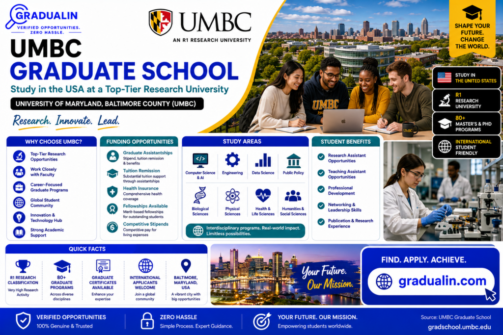 UMBC Graduate School scholarships international students