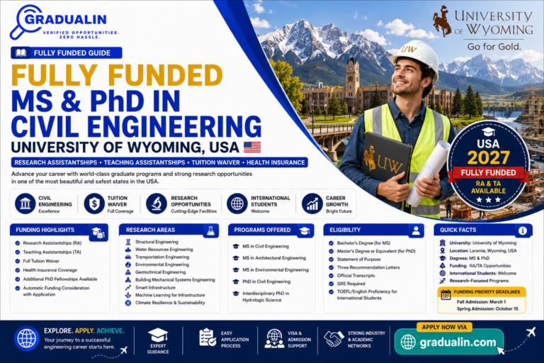 University of Wyoming Civil Engineering graduate program