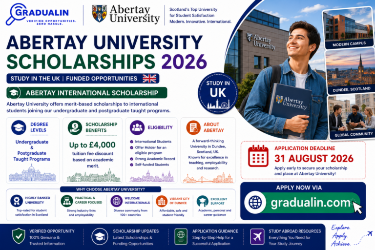 Abertay International Scholarship 2026